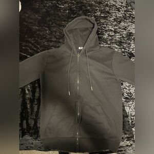 Ohoo Men's Zip Up Hoodie Lightweight Sweatshirt Full Zip Hooded Jacket